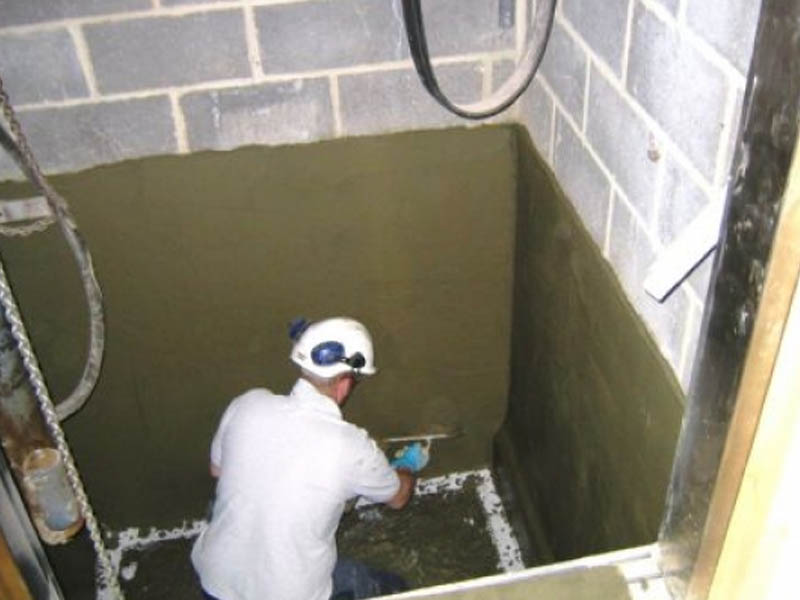 Phương pháp chống thấm hố pit thang máy